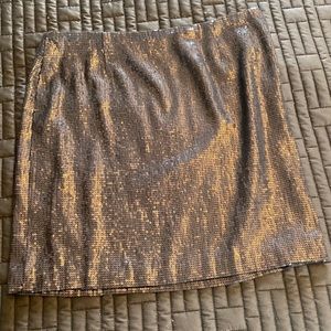 White House Black market size 2 black sequins mini skirt